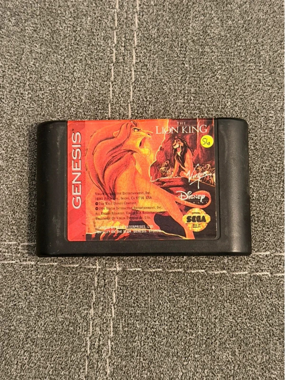 The Lion King for Sega Genesis